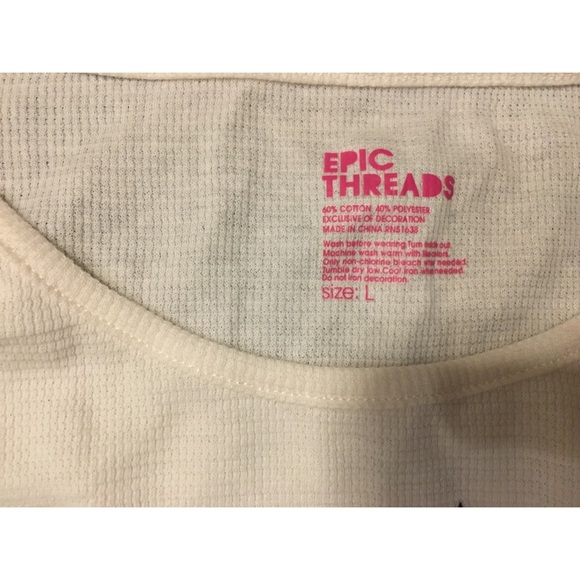Epic Threads Holiday Ivory "Be True To You" - Picture 2 of 5